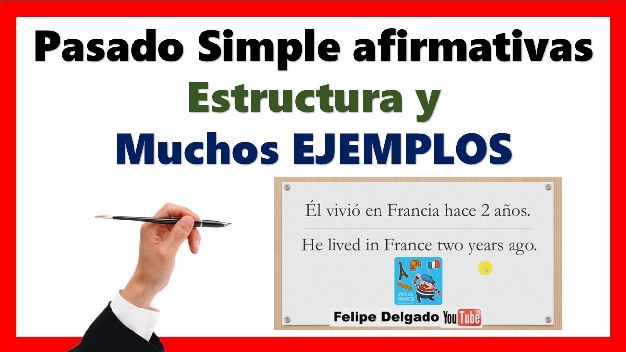 20 oraciones afirmativas en pasado simple en ingles
