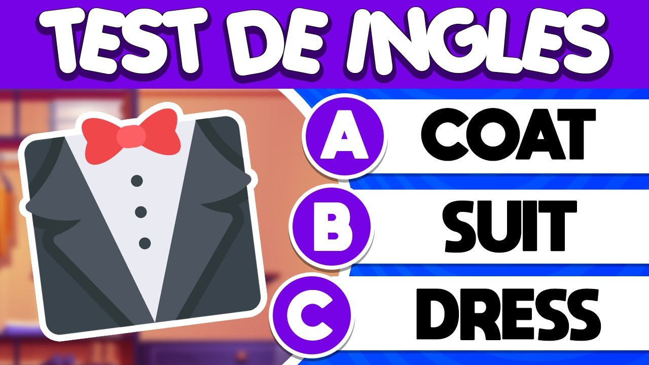 ejercicios con prendas de vestir en ingles