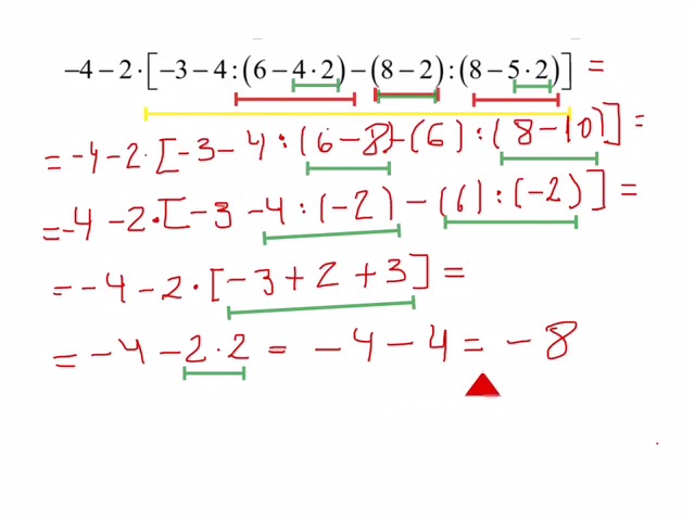 operaciones combinadas segundo de la eso