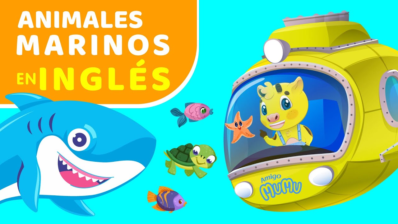 animales acuaticos en ingles y español