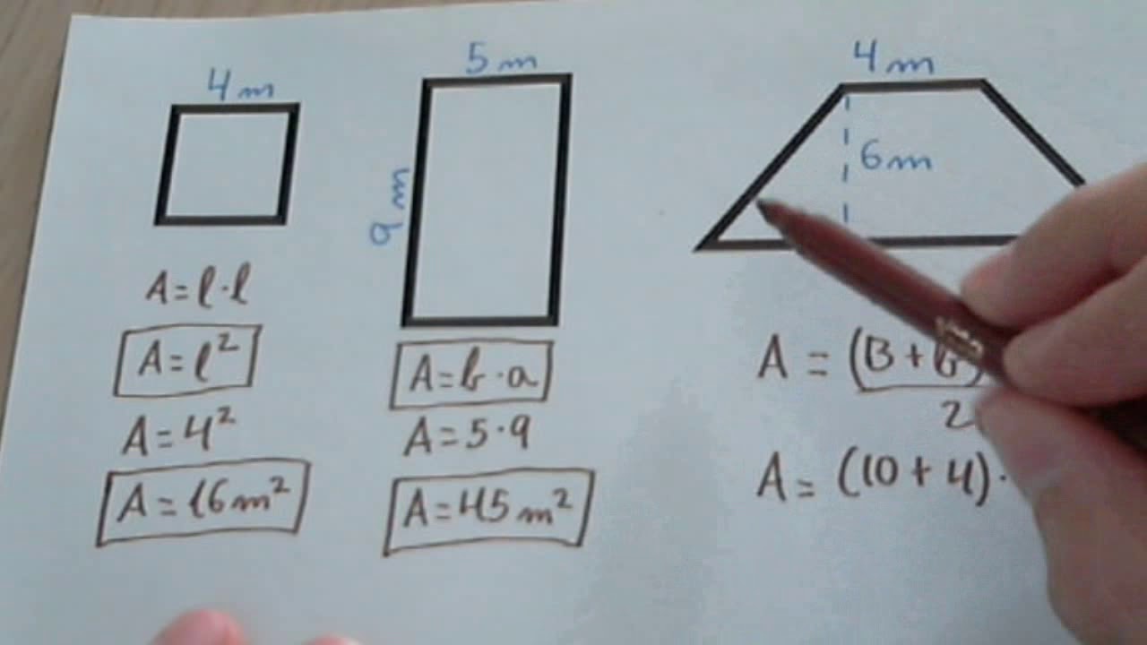 como calcular el area de un cuadrilatero
