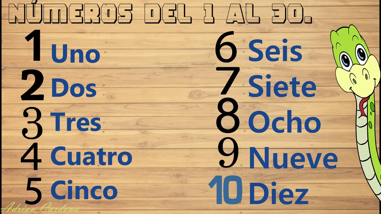 como se escribe los numeros en letras