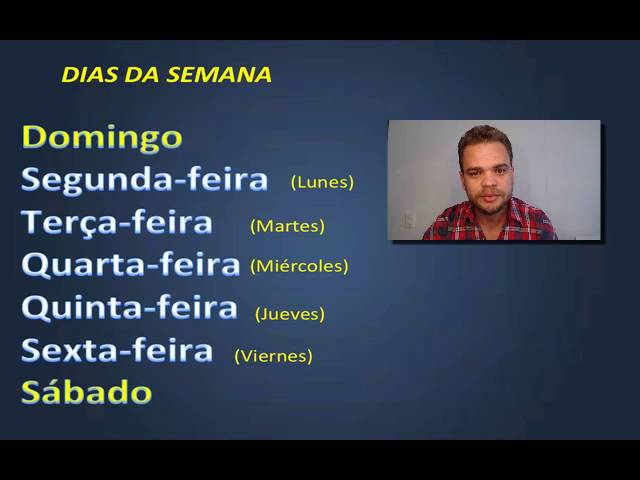 dias de la semana en portuges