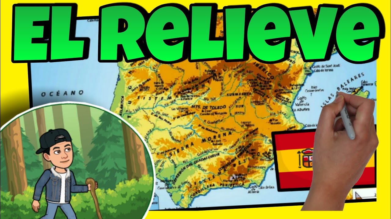 juego de el relieve de españa