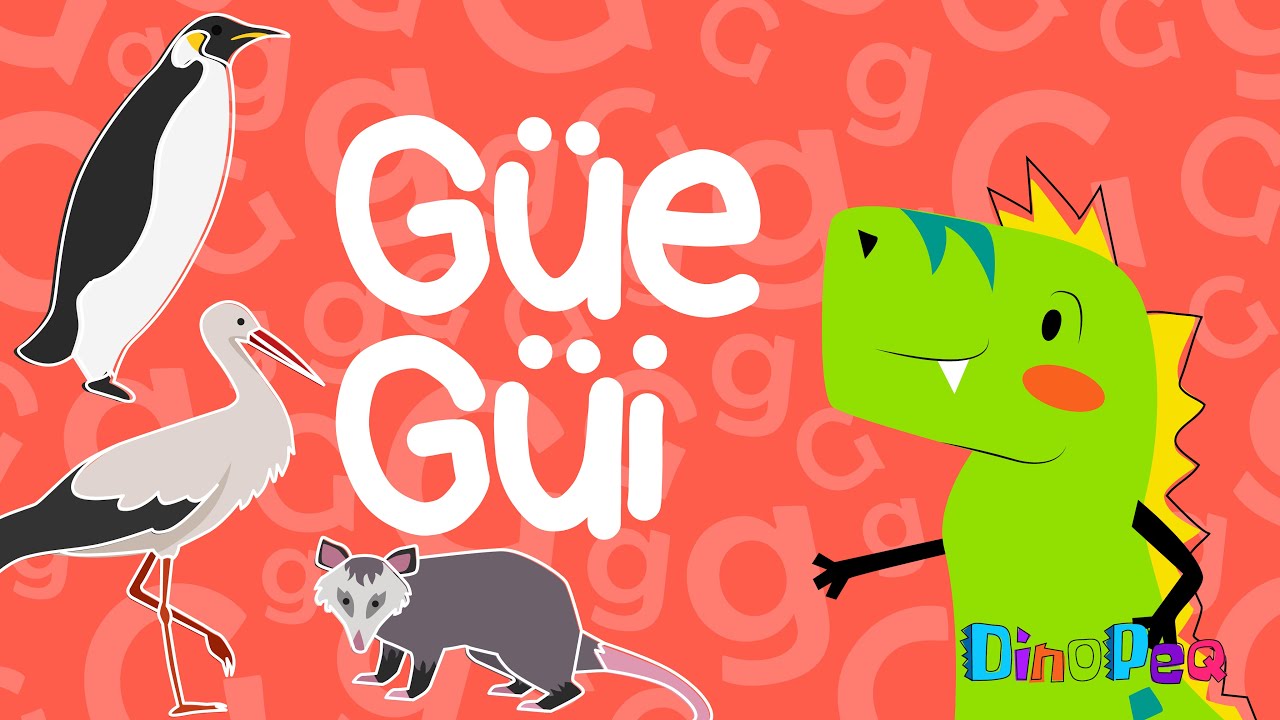 ortografía palabras con gue gui güe y güi