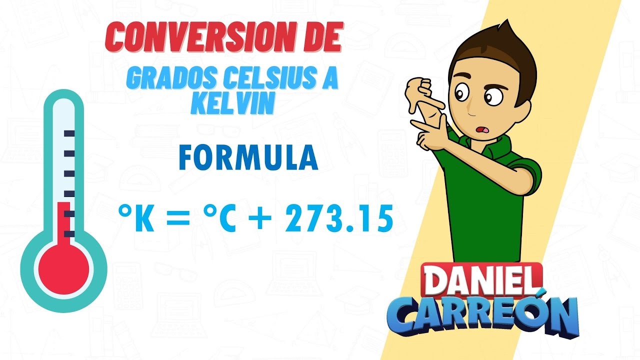 pasar de grados centigrados a kelvin ejercicios