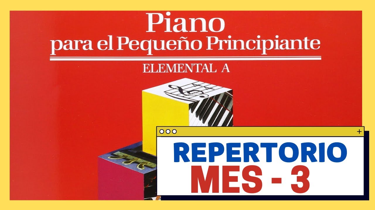 piano para el pequeño principiante elemental a