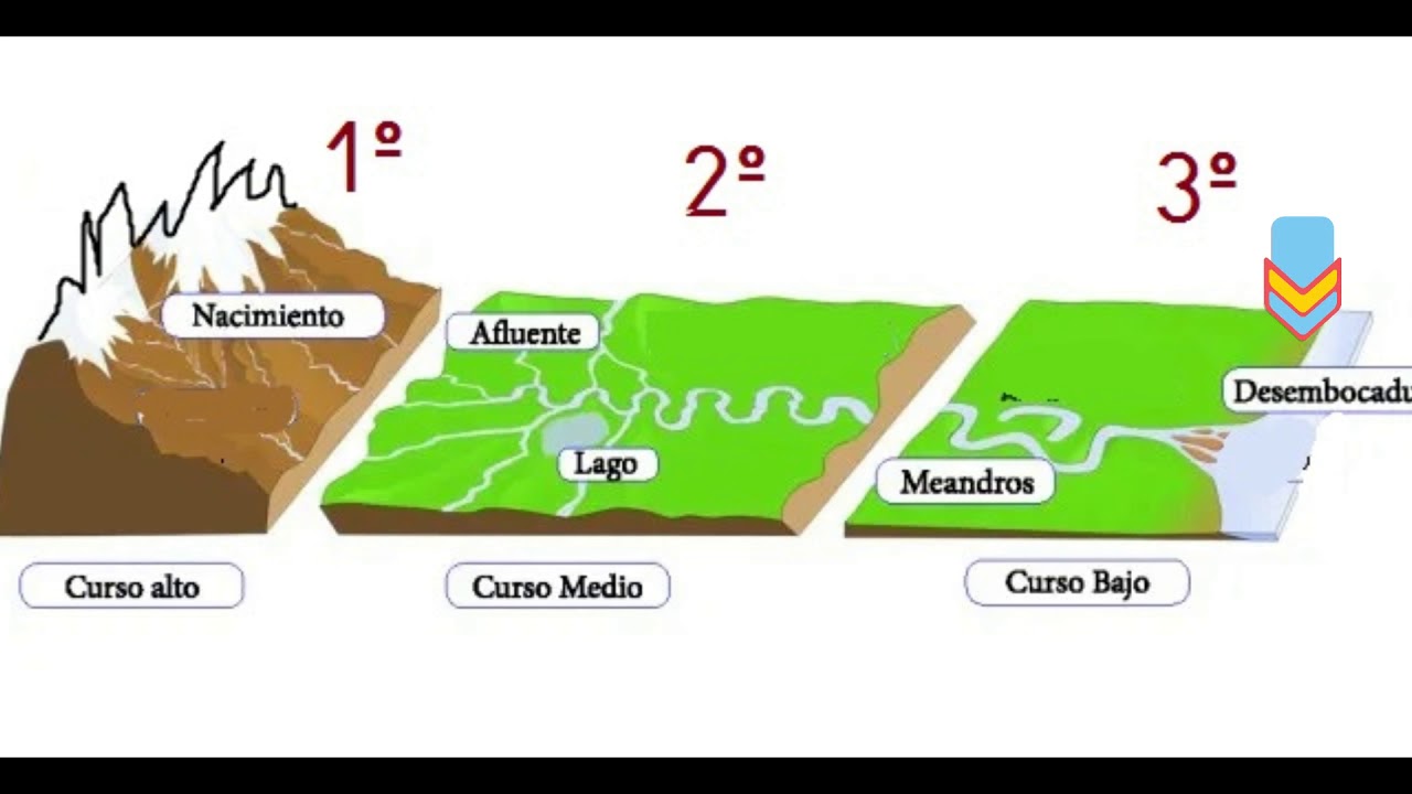 que es el curso de un rio