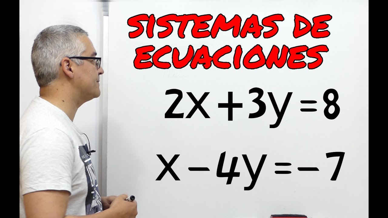 sistemas de dos ecuaciones con dos incógnitas