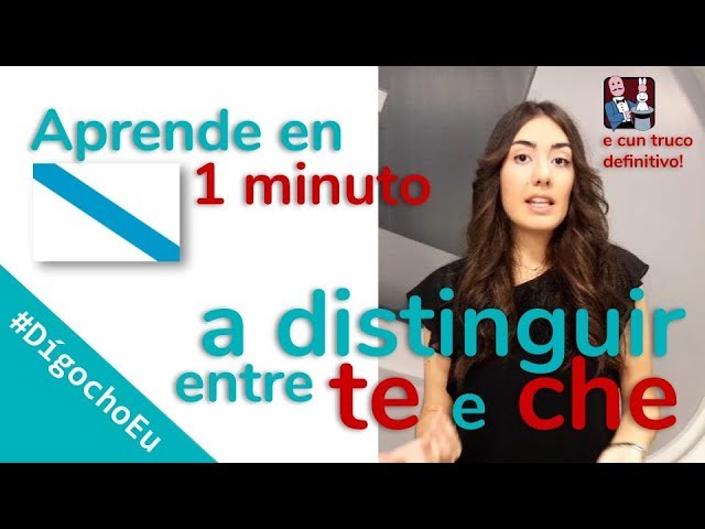te y che en gallego ejercicios