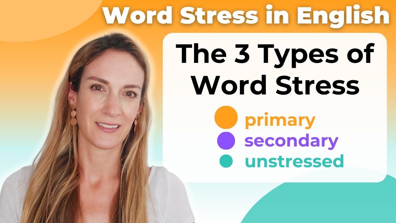 words with primary and secondary stress