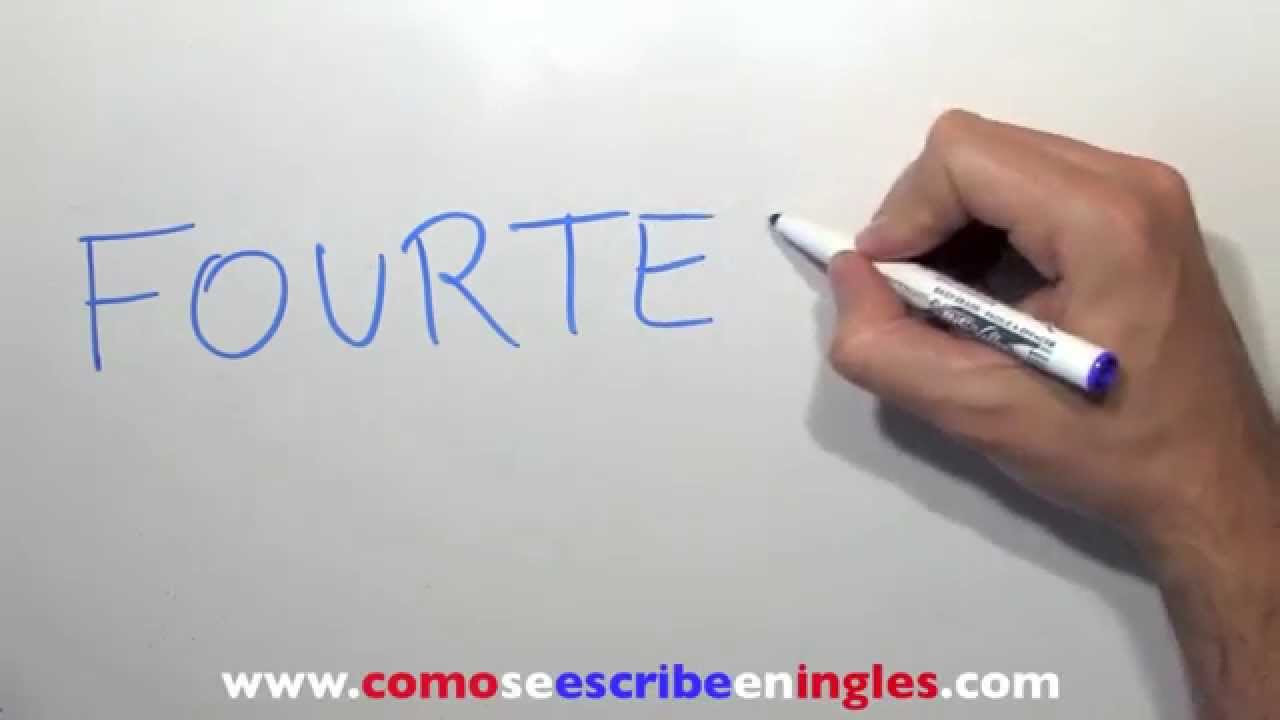 cómo se escribe 14 en inglés