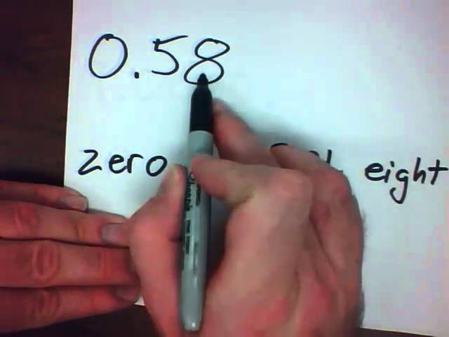 como se leen los numeros decimales en ingles