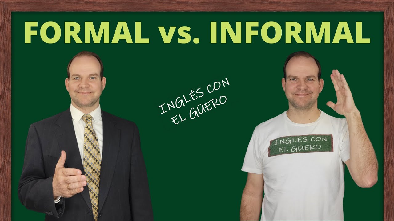 conversaciones en ingles formal e informal
