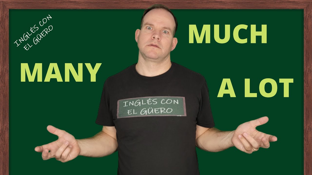 diferencia entre much y many ejemplos