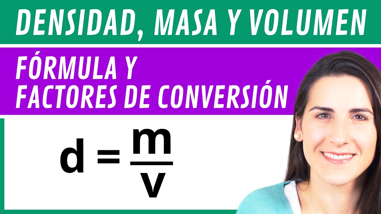 ejercicio de densidad masa y volumen
