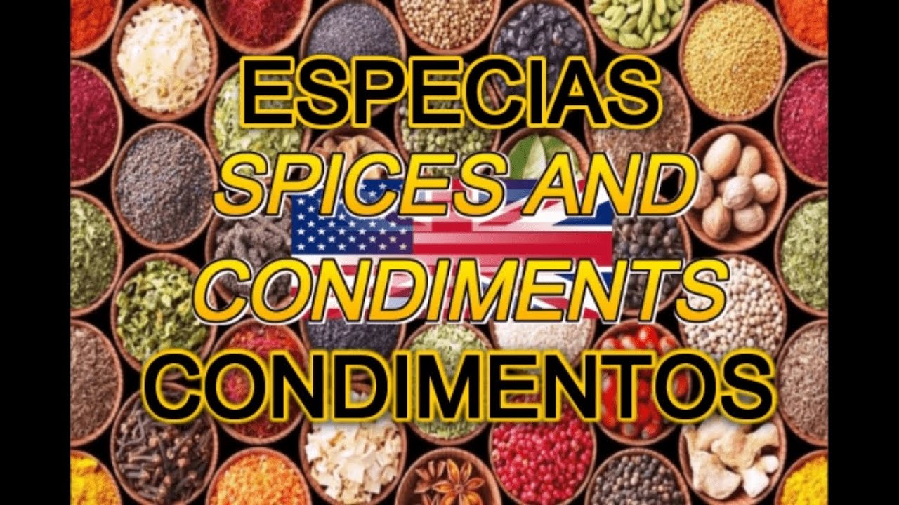 especias y condimentos en ingles