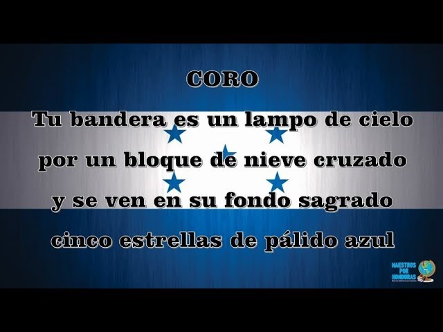 estrofa del himno nacional de honduras