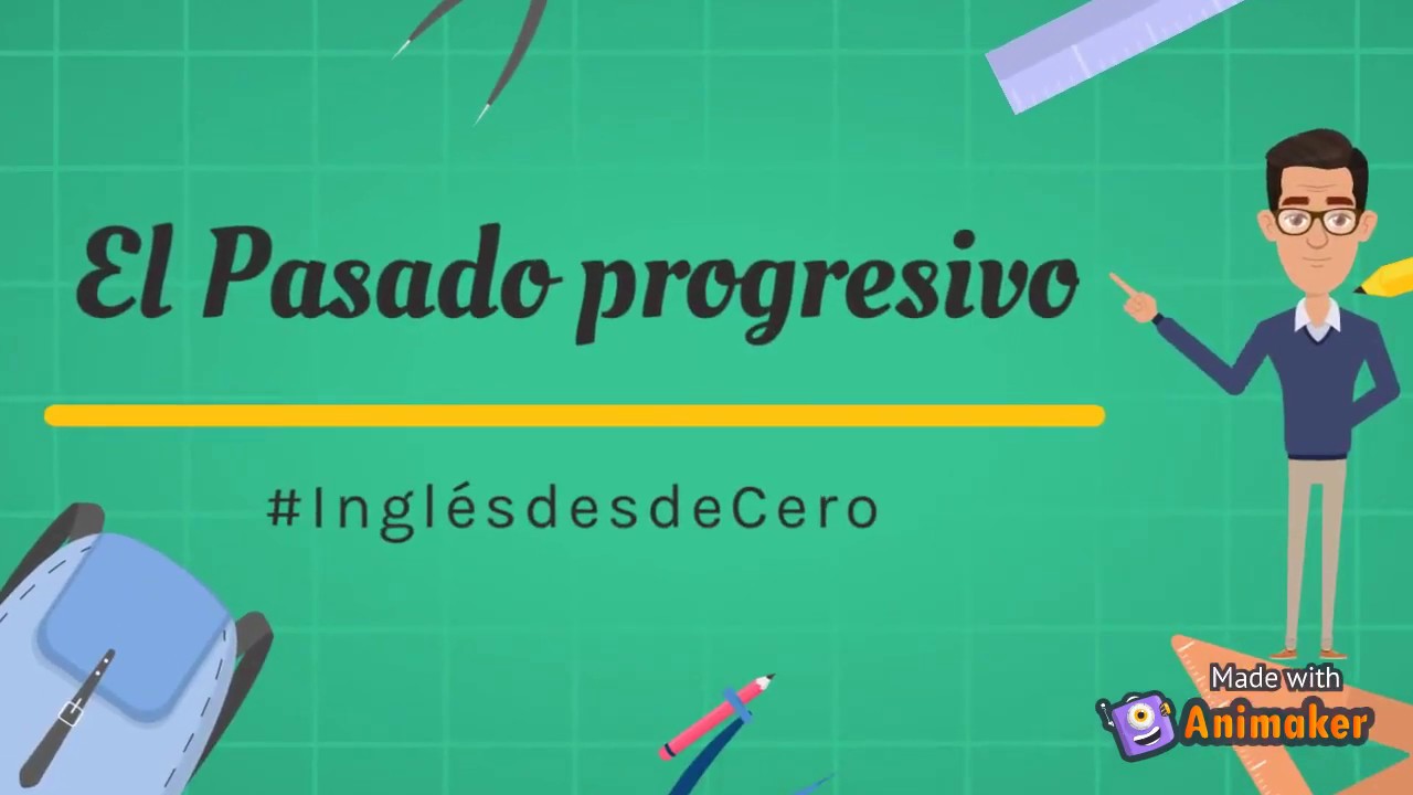 estructura del pasado progresivo en ingles