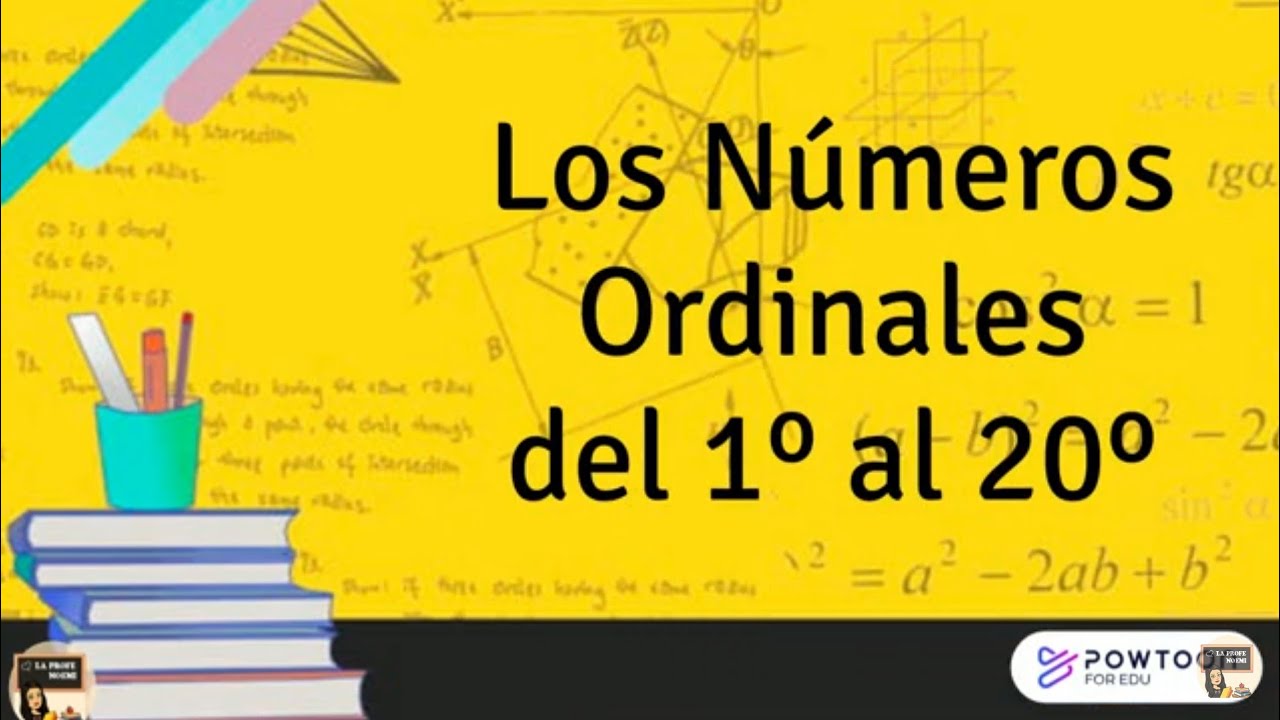 fichas numeros ordinales hasta el 20