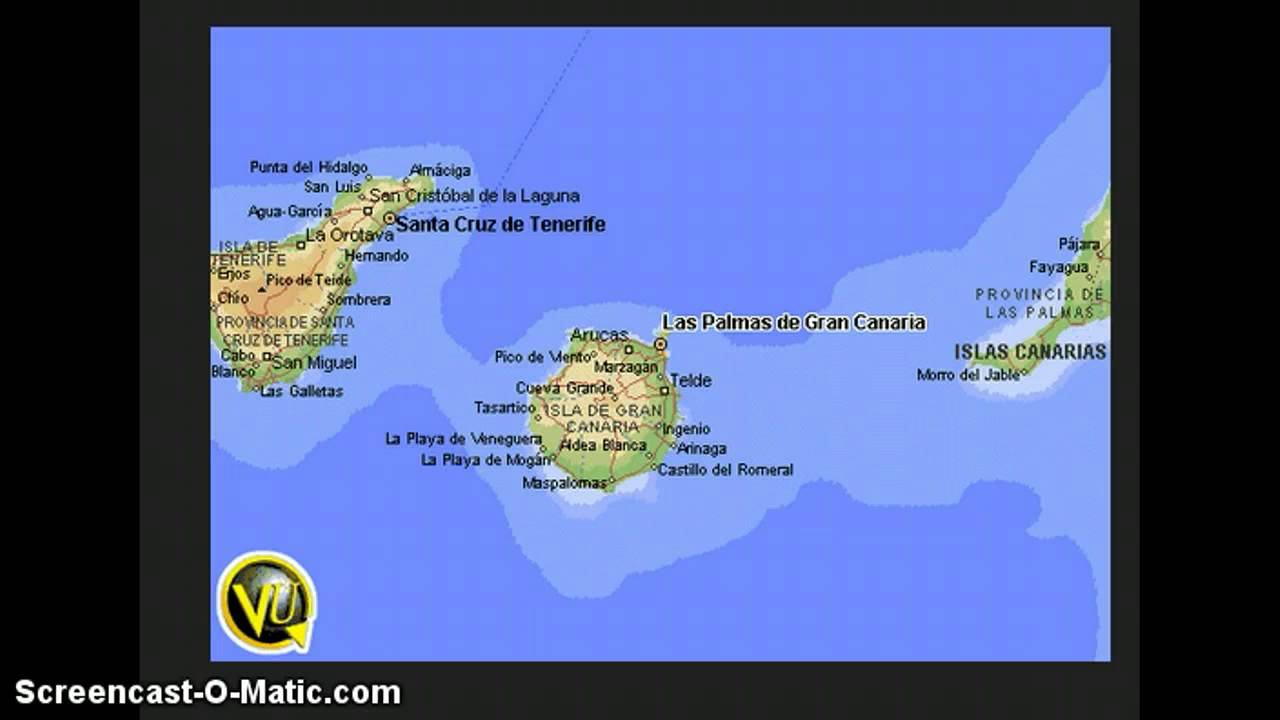 las capitales de las islas canarias