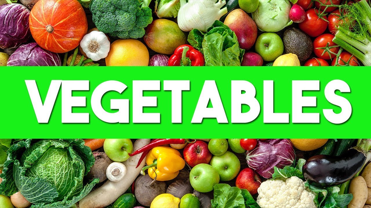 lista de verduras en ingles