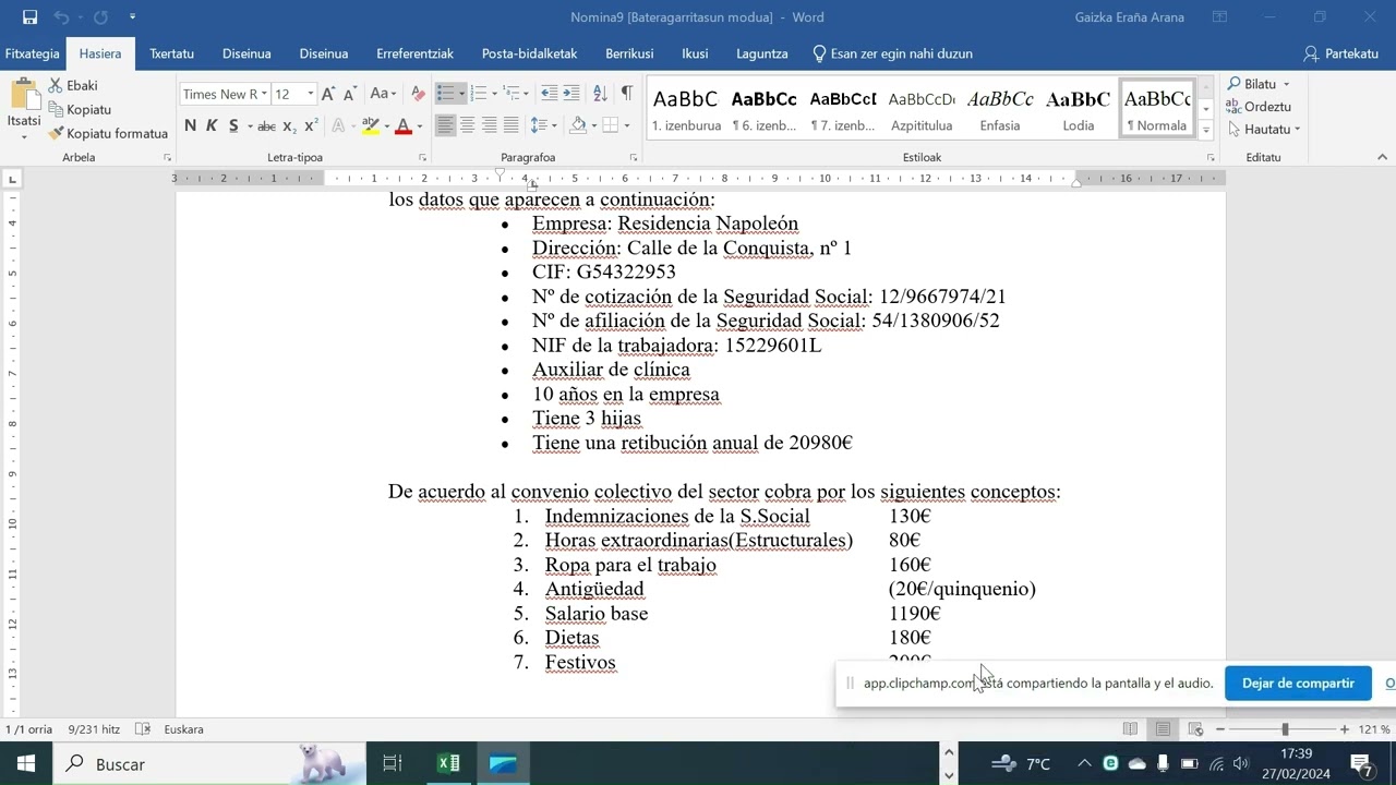 total devengado es el salario bruto