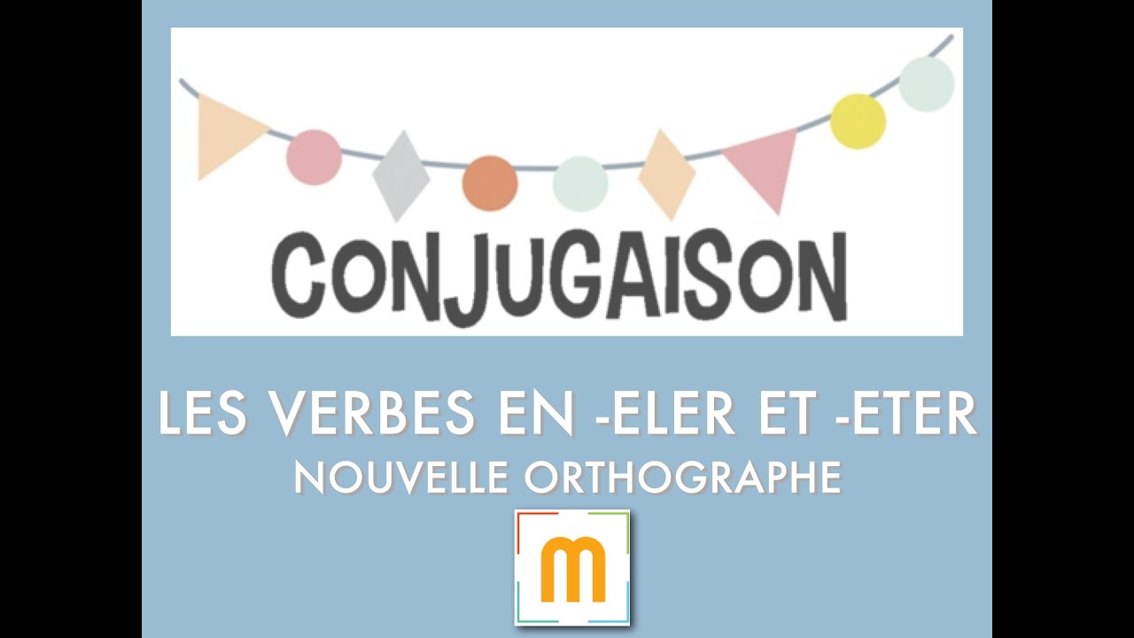 verbes en eler et eter exercices
