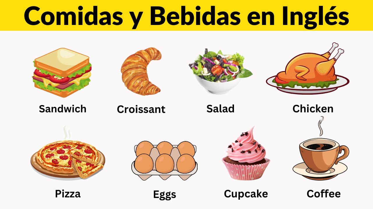vocabulario de las comidas en ingles