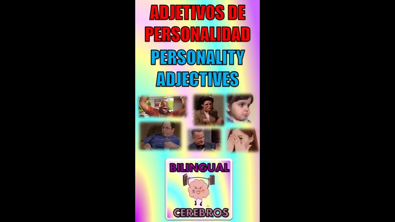 adjetivos de personalidad en ingles y español