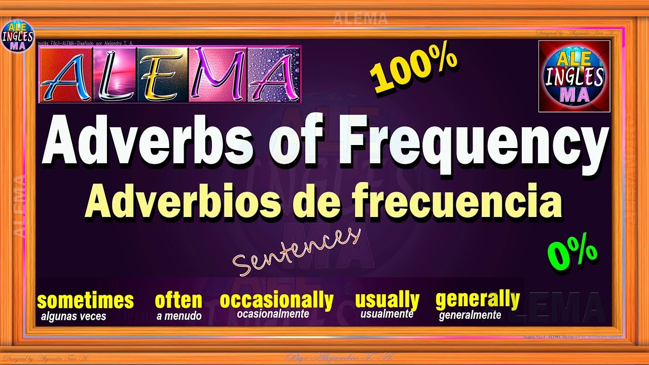 adverbios de frecuencia en ingles estructura