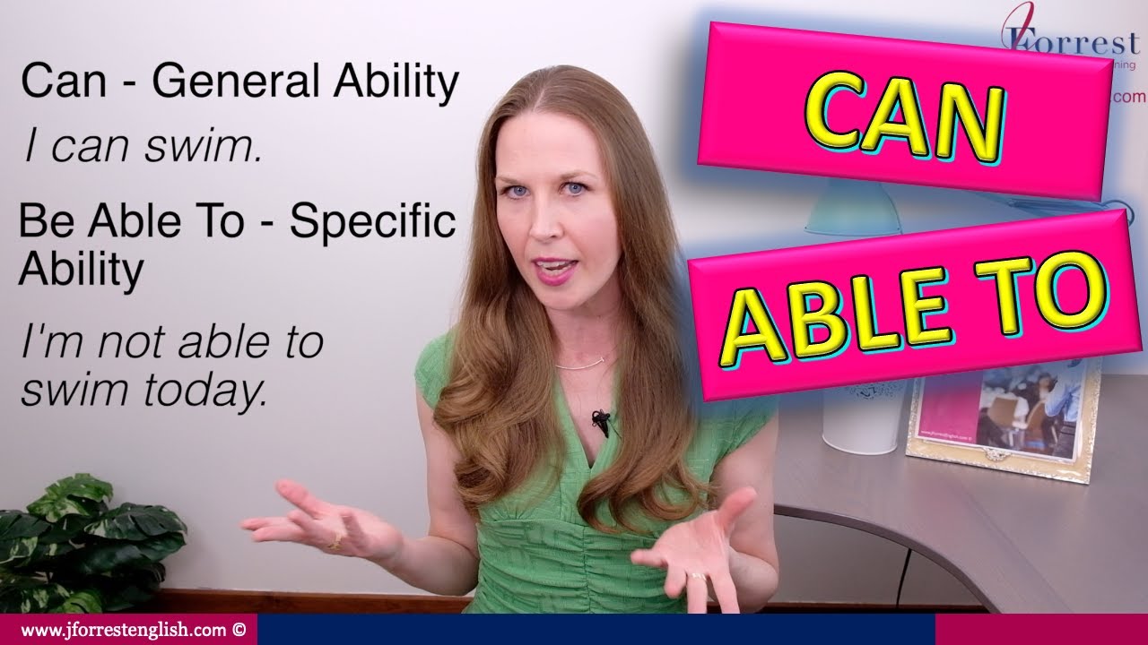 can and be able to exercises