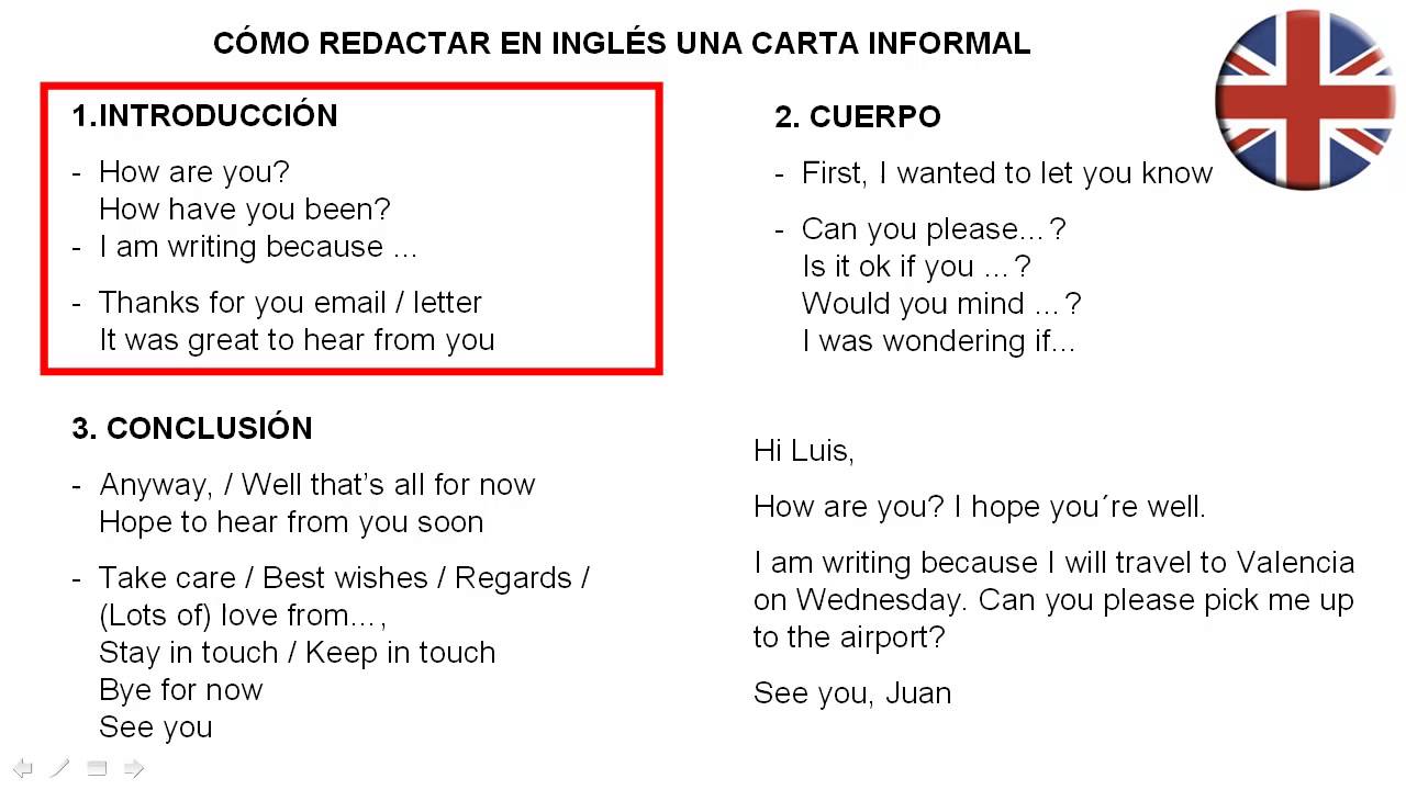 carta en ingles traducida en español para un amigo