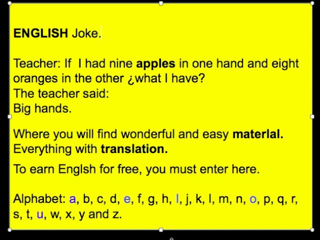 chistes en ingles cortos y su traduccion