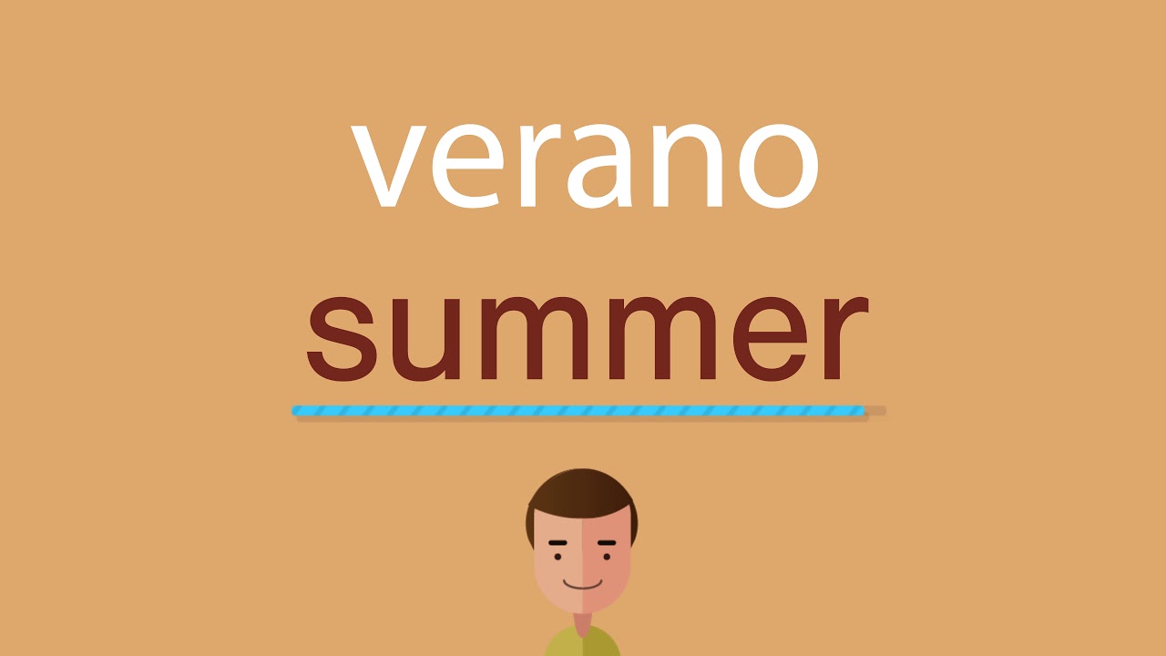 cómo se dice verano en inglés