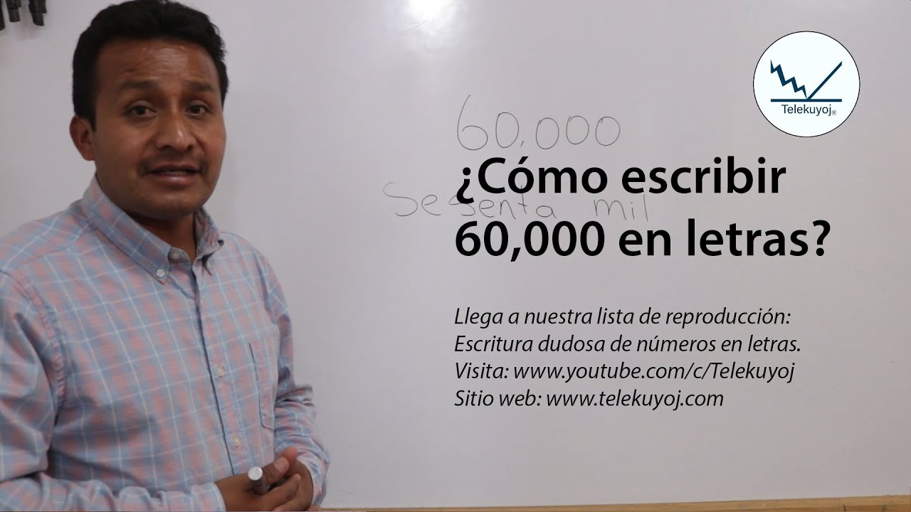 cómo se escribe 60 millones en números