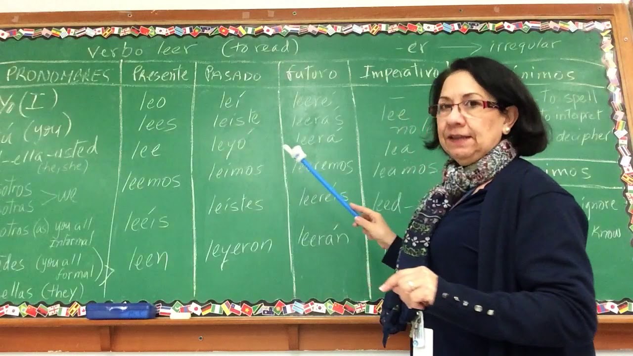 conjugar el verbo leer en pasado
