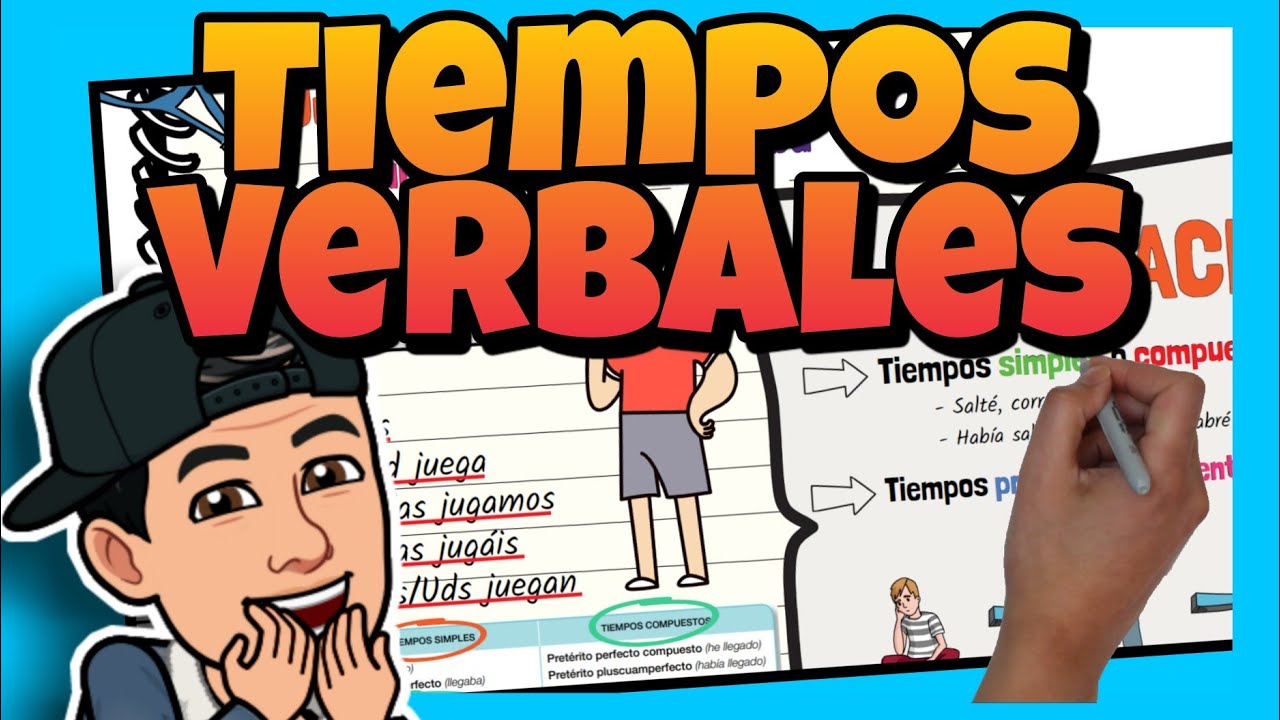 cuáles son los 17 tiempos verbales en español