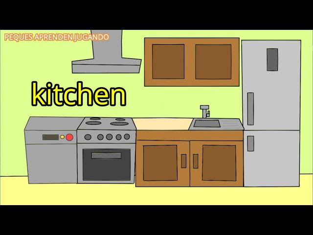 cuartos de la casa en inglés