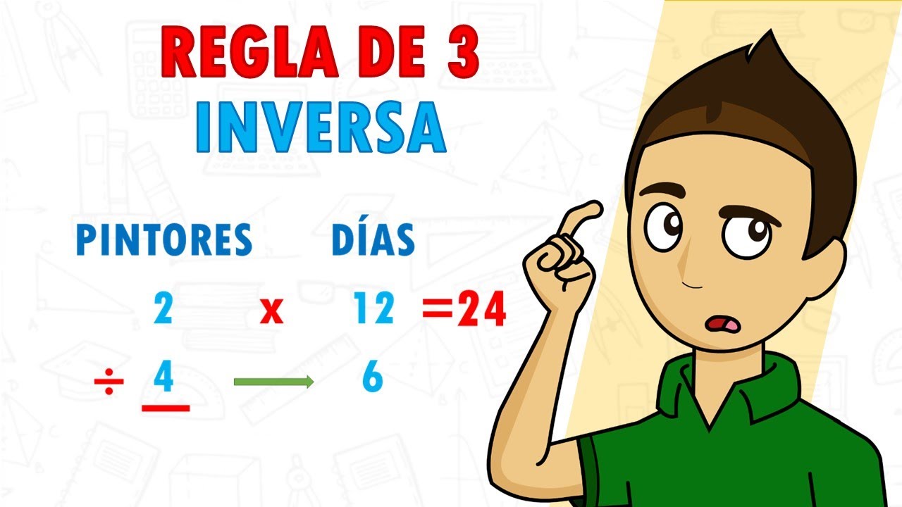 ejemplo de regla de tres inversa