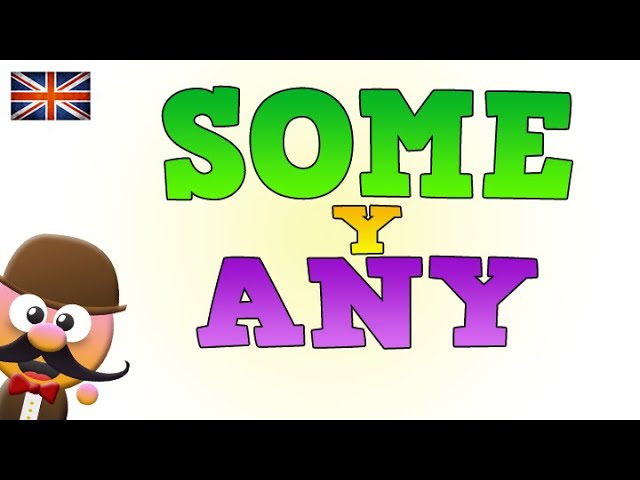 ejercicios con some y any para niños