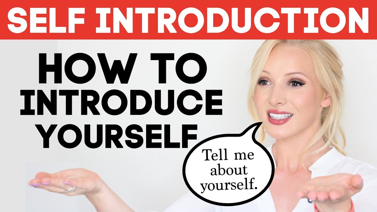 how to present yourself in english