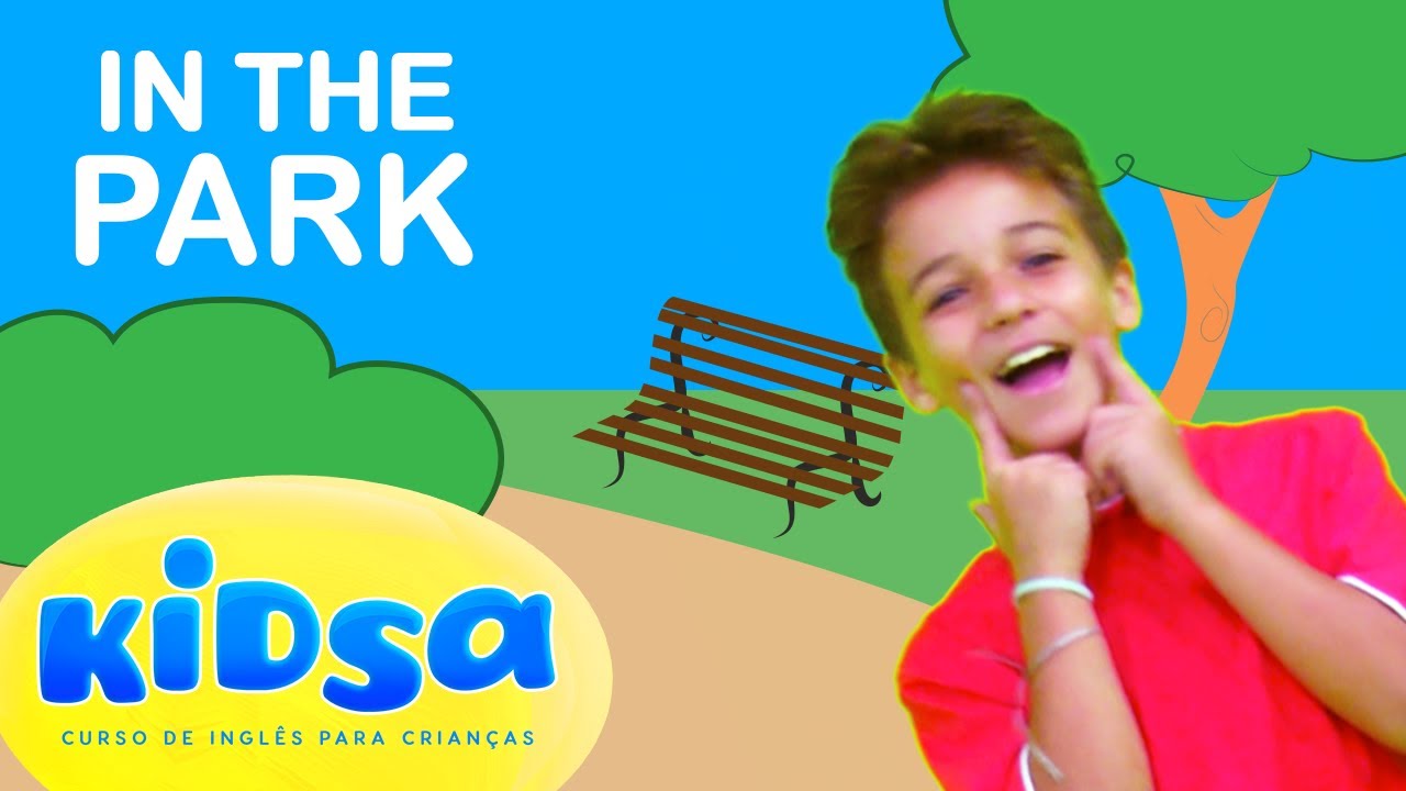 in the park or at the park