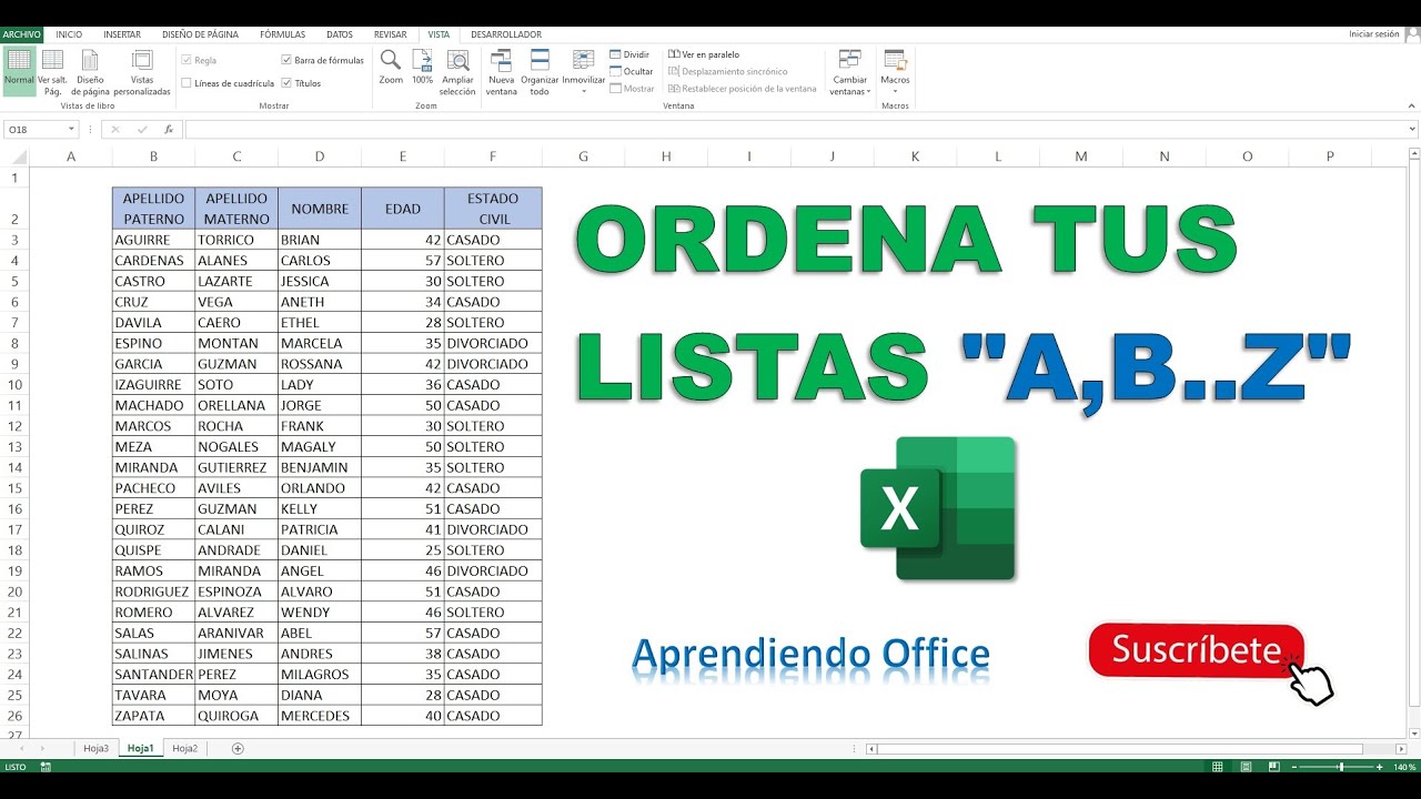 listado de herramientas por orden alfabético