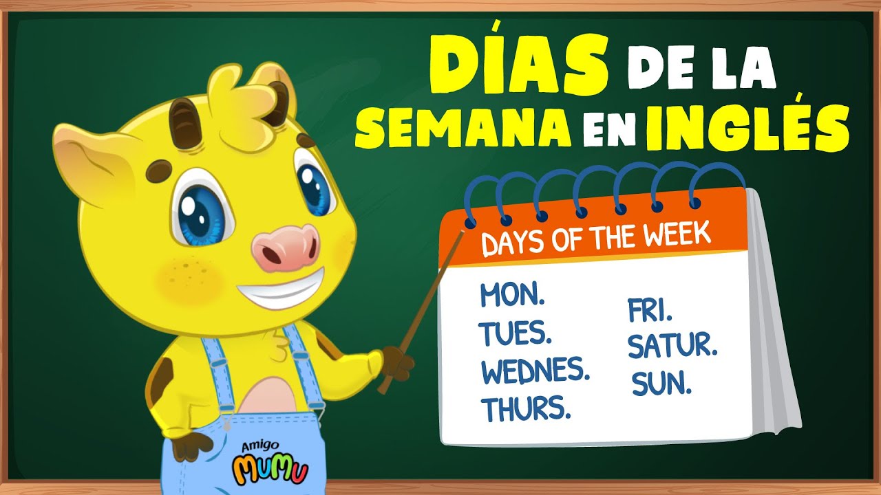 nombre de los dias en ingles