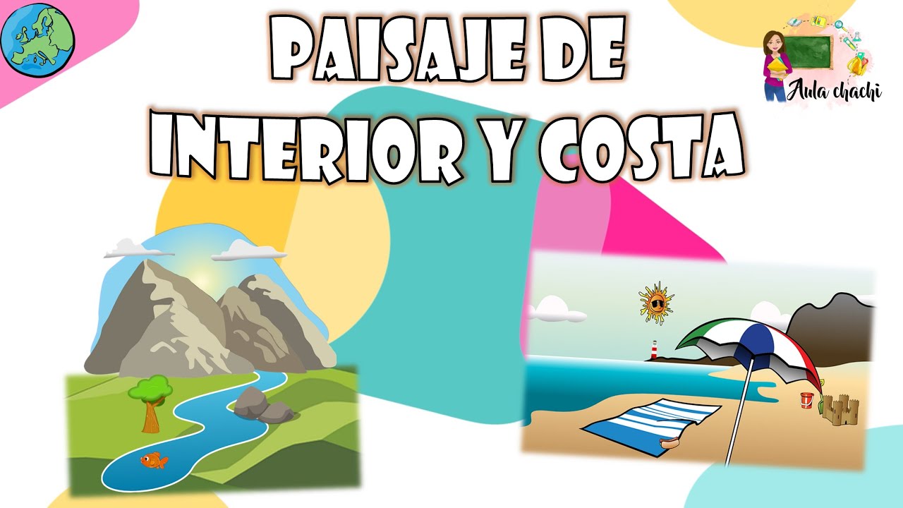 paisaje de interior y de costa