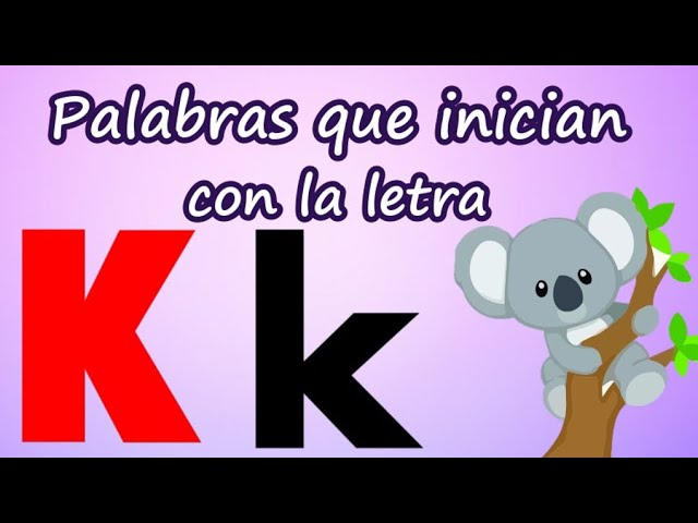 palabras con k y w en español