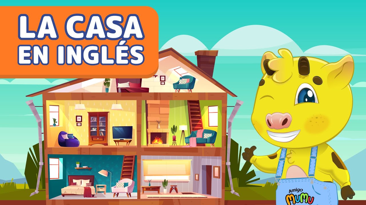 partes de la casa en ingles para niños para imprimir