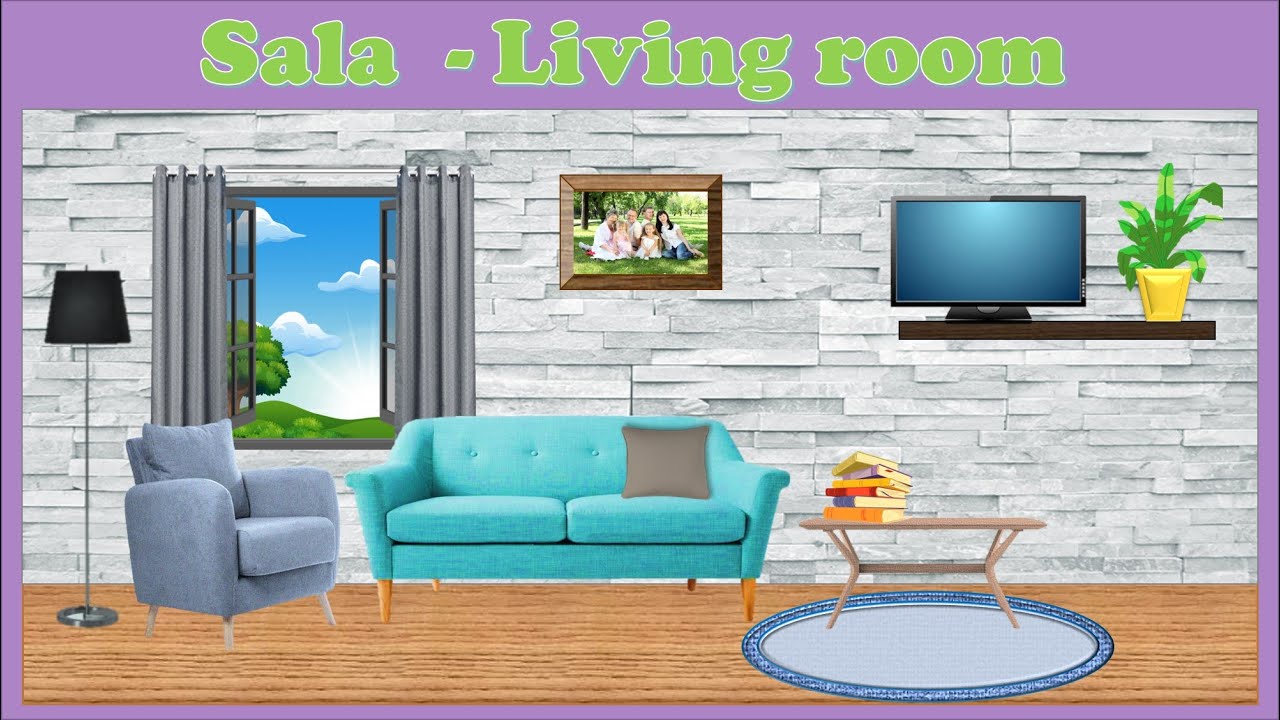 partes de la sala en ingles