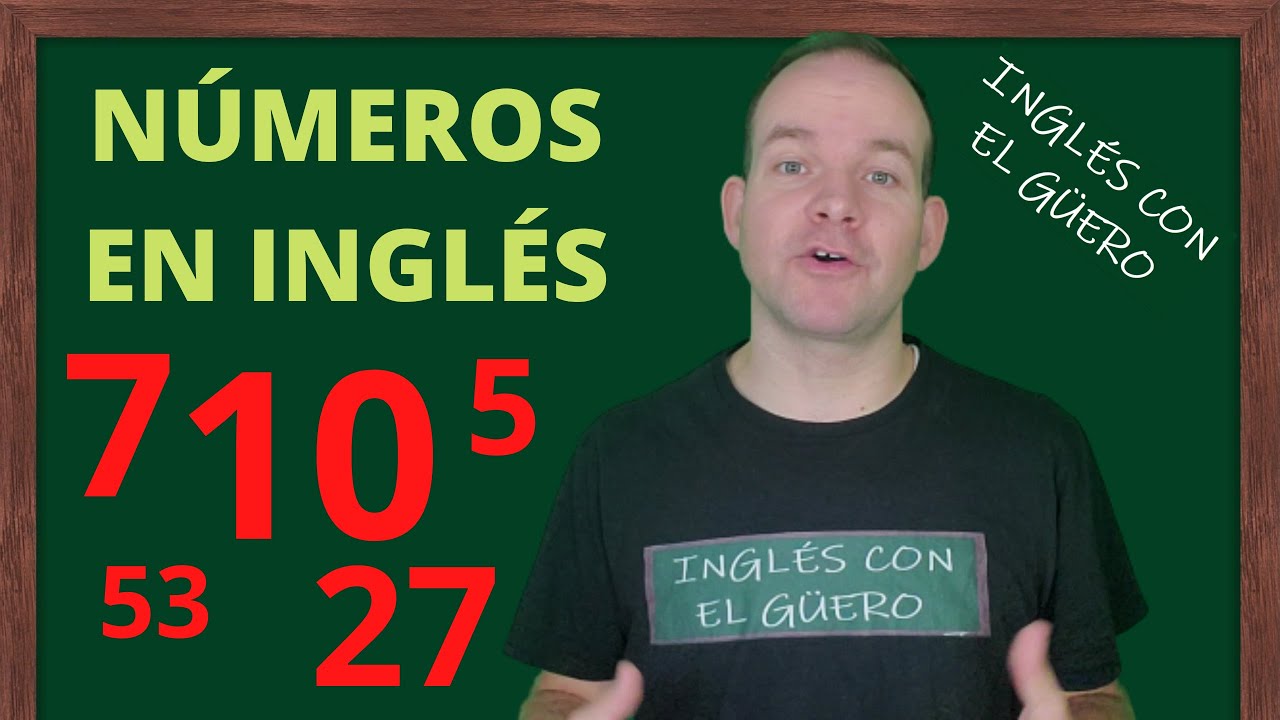 pronunciación de los números cardinales en inglés